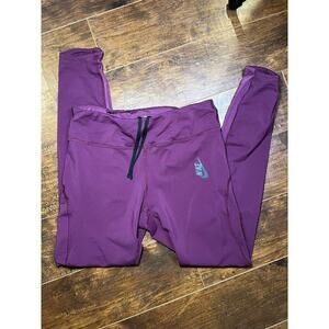 Nike Dri-Fit Waist Tie Running Ankle Athletic Work Out Leggings Size M